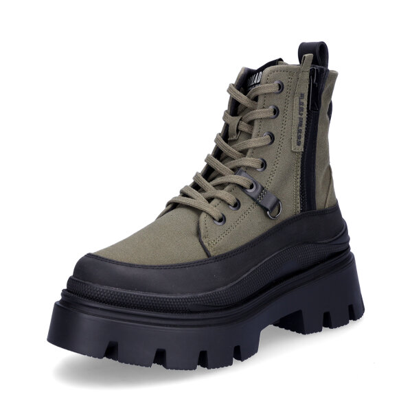 Palladium Damen Schn&uuml;rboot Pallasquad Zip Tx olivegr&uuml;n