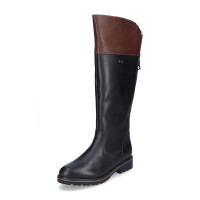 Remonte Damen Leder Stiefel schwarz braun