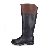 Remonte Damen Leder Stiefel schwarz braun