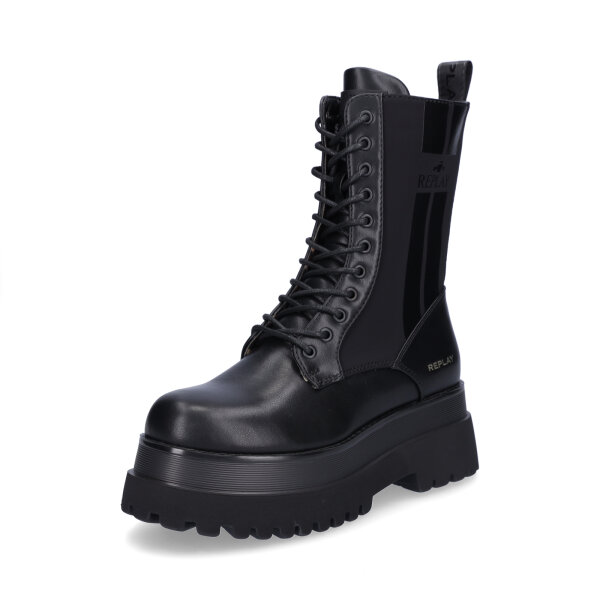 Replay Damen Schn&uuml;rboot Any Over schwarz