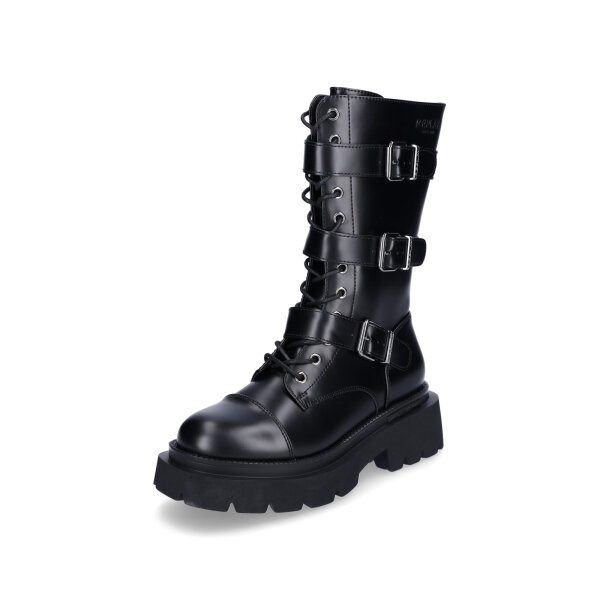 Replay Damen Schn&uuml;rstiefel Orphea Moto schwarz