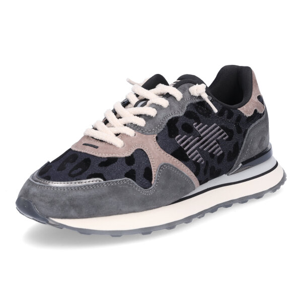 Marip&eacute; Damen Sneaker Amsterdam grau leo
