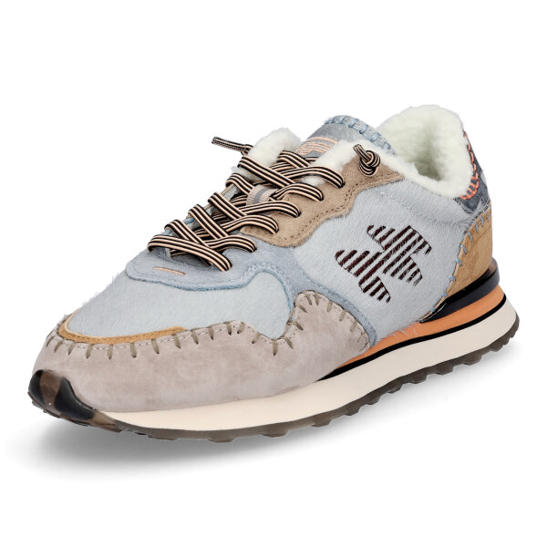Marip&eacute; Damen Sneaker Amsterdam blau combi