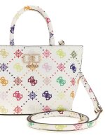 Guess Damen Tasche Emelie wei&szlig; multi