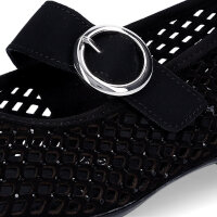 Remonte Damen Ballerina schwarz