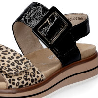 Remonte Damen Sandale schwarz leo