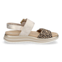 Remonte Damen Sandale gold leo