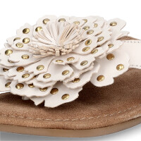 Lazamani Damen Pantolette Kira wei&szlig;