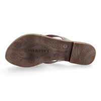 Lazamani Damen Pantolette Hilde gold