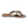 Lazamani Damen Pantolette Hilde gold