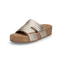 Lazamani Damen Pantolette Mille gold