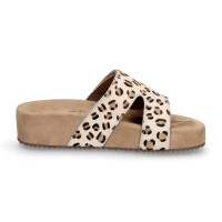 Lazamani Damen Pantolette Mille leo