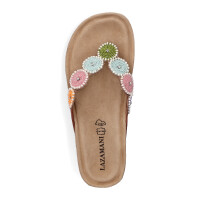 Lazamani Damen Pantolette Mare multicolor