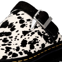 Dr. Martens Damen Pantolette schwarz wei&szlig;