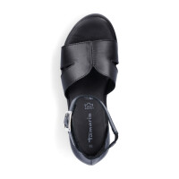 Tamaris Damen Plateau Sandalette schwarz