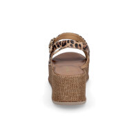 Tamaris Damen Plateau Sandalette leo