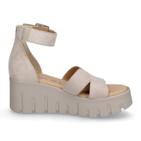 Tamaris Damen Plateau Sandalette taupe