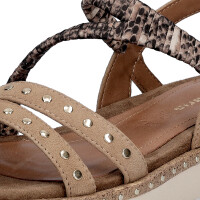 Tamaris Damen Sandale beige combi