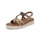 Tamaris Damen Sandale beige combi