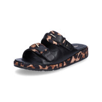 Tamaris Damen Pantolette schwarz leo