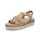 Paul Green Damen Sandale hellbraun
