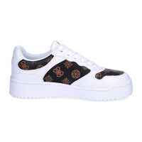 Guess Damen Sneaker Miram2 wei&szlig; braun