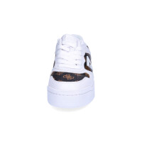 Guess Damen Sneaker Miram2 wei&szlig; braun