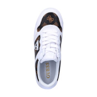 Guess Damen Sneaker Miram2 wei&szlig; braun