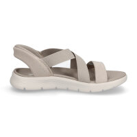 Skechers Damen Sandale Go Walk Flex Glimmer Up taupe
