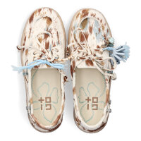 Gio+ Damen Mokassin offwhite multi