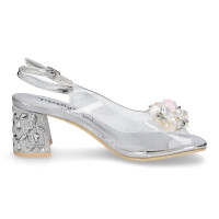 Laura Vita Damen Sandalette silber