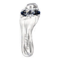 Laura Vita Damen Sandalette silber