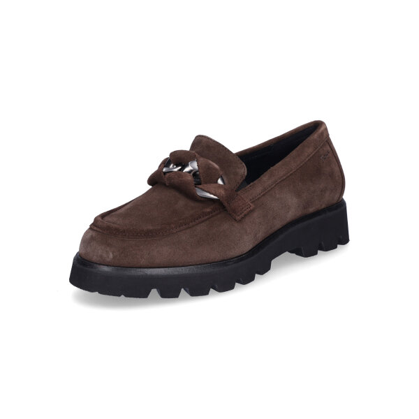 Sioux Damen Slipper Meredira-727-H dunkelbraun