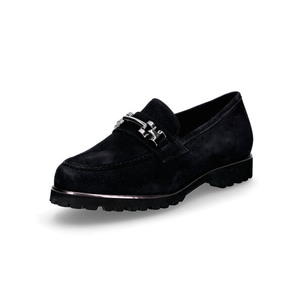Sioux Damen Slipper Meredith-752-H dunkelblau