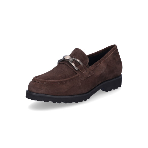 Sioux Damen Slipper Meredith-757-H dunkelbraun