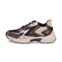 Gabor Damen Sneaker schwarz beige