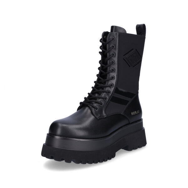 Replay Damen Schn&uuml;rboot Any Sway schwarz