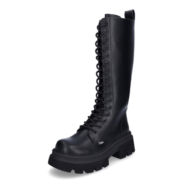 Buffalo Damen Stiefel Mave Lace Up Hi schwarz