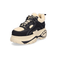 Buffalo Damen Sneaker 1339-14 Rev Warm beige schwarz