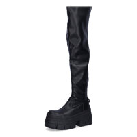 Buffalo Damen Stiefel Gospher Overknee schwarz