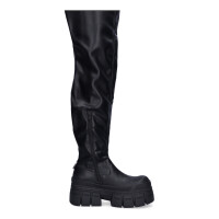 Buffalo Damen Stiefel Gospher Overknee schwarz