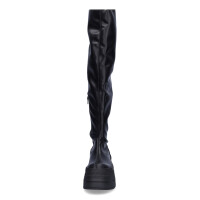 Buffalo Damen Stiefel Gospher Overknee schwarz
