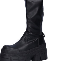 Buffalo Damen Stiefel Gospher Overknee schwarz