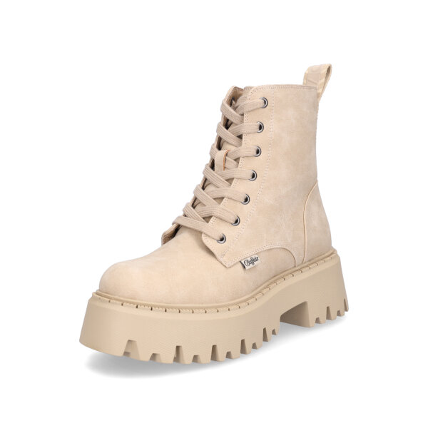 Buffalo Damen Schn&uuml;rboot Aspen Lace Up Mid beige