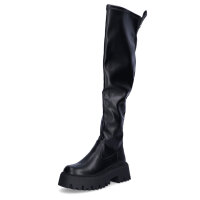 Buffalo Damen Stiefel Aspen Overknee schwarz