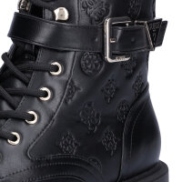 Guess Damen Schn&uuml;rboot Fellini schwarz