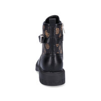 Guess Damen Schn&uuml;rboot Fellini schwarz braun
