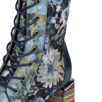 Laura Vita Damen Schn&uuml;rstiefelette gr&uuml;n