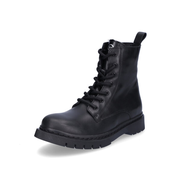 Tamaris Damen Schn&uuml;rboot schwarz