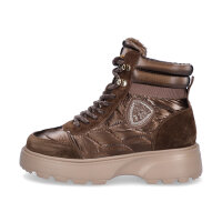 Blauer Damen Schn&uuml;rboot Blanca dunkelbraun